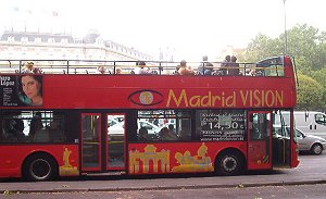madrid tour bus