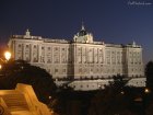 Madrid Royal Palace at night