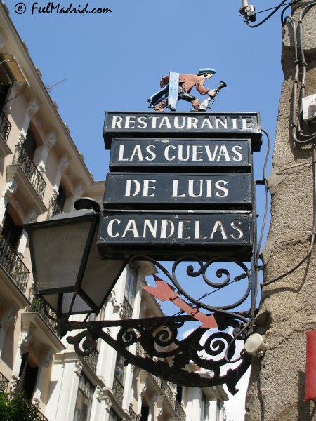 Madrid Restaurant Sign