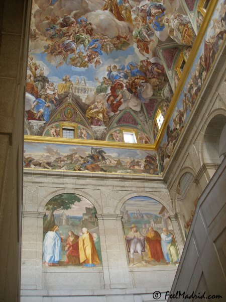 El Escorial Monastery main staircase