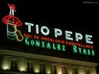 Tio Pepe Sign at Night